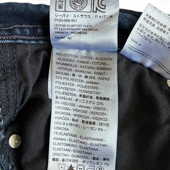 Levi’s Women’s 529 Curvy Bootcut Blue Wash Denim Jeans size 31 - Picture 8 of 8